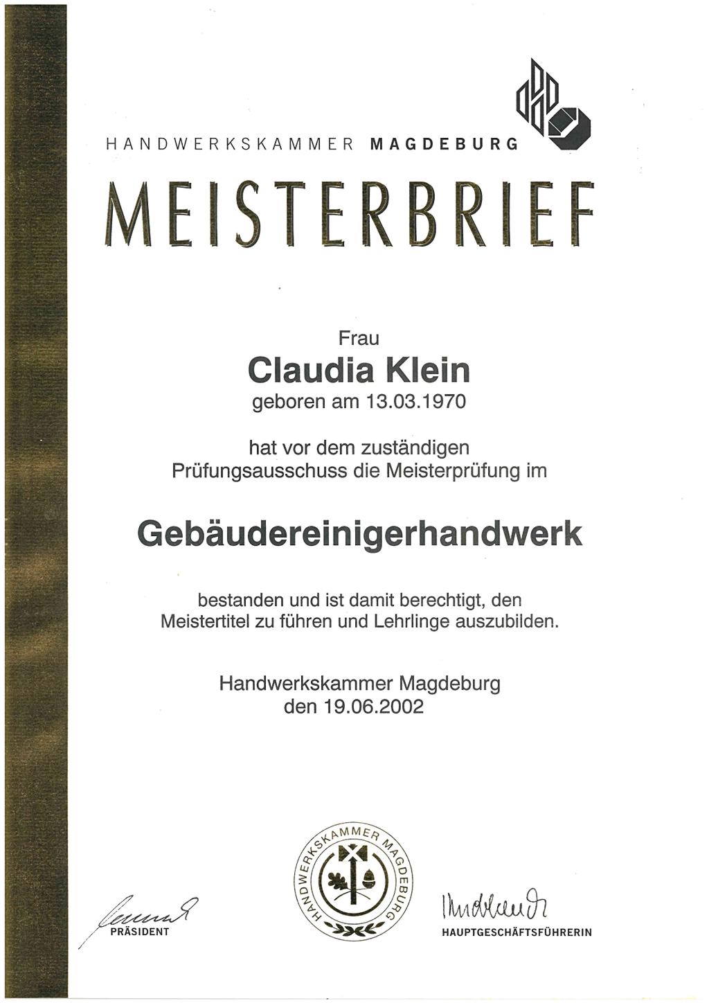 Meisterbrief